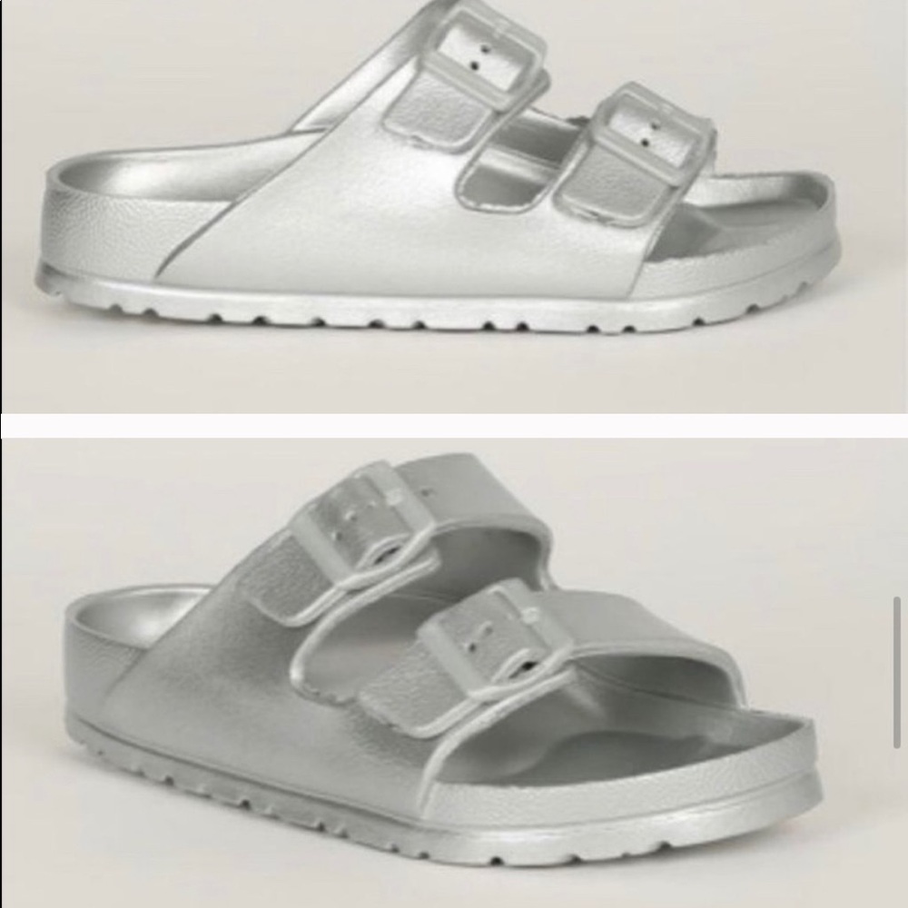 Silver foam slides